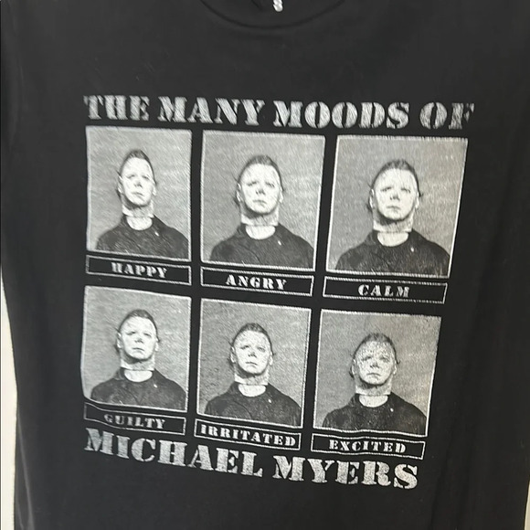 Michael Myers Black Graphic T-Shirt adult small - Picture 3 of 5